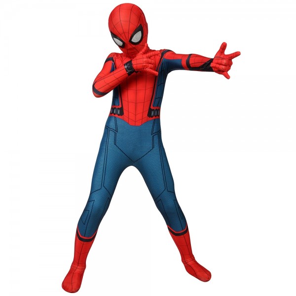 Kids Spider-man Homecoming Cosplay Costume Spandex Suit