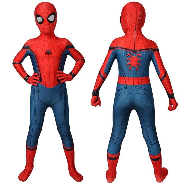 Kids Spider-man Homecoming Cosplay Costume Spandex Suit
