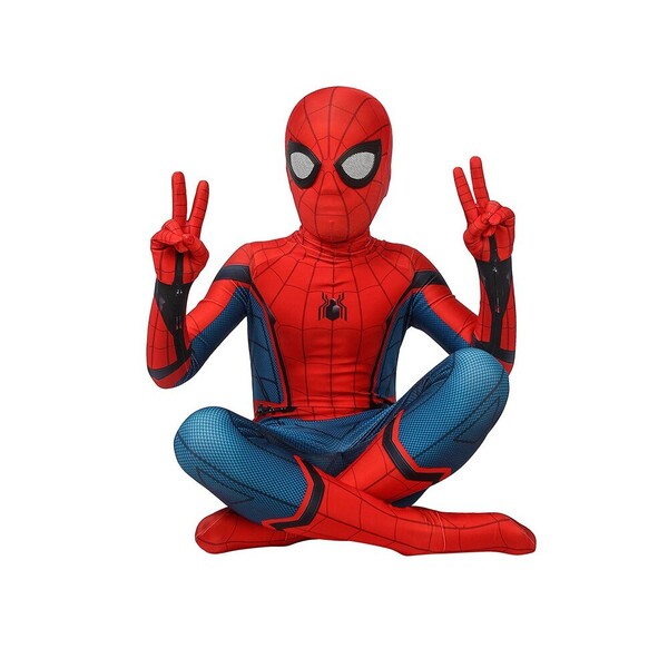 Kids Spider-man Homecoming Cosplay Costume Spandex Suit_2