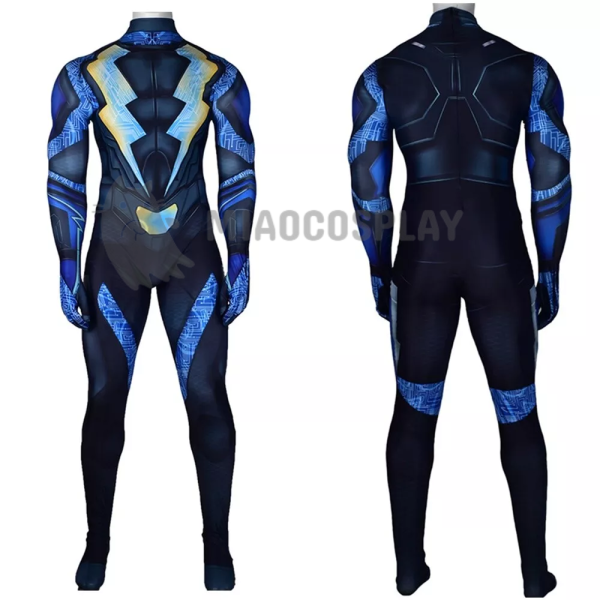 Black Lightning Costume Cosplay Bodysuit for Adults