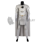 Moon Knight Costume Marc Spector Cosplay Silver Grey Suit