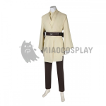 Qui-Gon Jinn Costume Star Wars The Phantom Menace Cosplay Suits