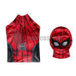 Spiderman Costume Spiderman Far From Home Peter Parker Black Red Cosplay Halloween Suit Adult