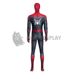 Spiderman Costume Spiderman Far From Home Peter Parker Black Red Cosplay Halloween Suit Adult