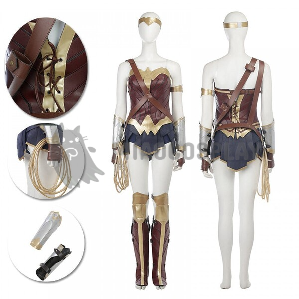 Wonder Woman Cosplay Costumes Movie Level Diana Prince Cosplay Suit