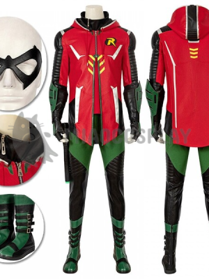 Batman Gotham Knights Robin Cosplay Costume Male