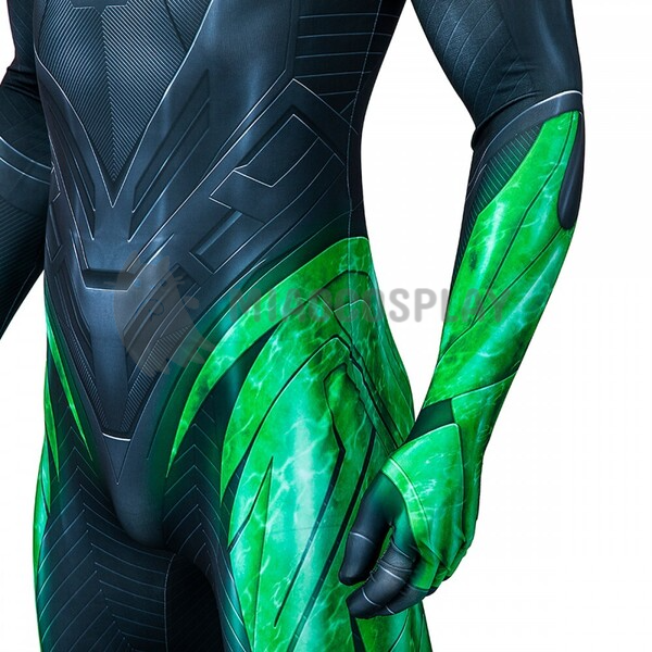 Green Lantern Costume Suicide Squad Justice League Cosplay Jumpsuits