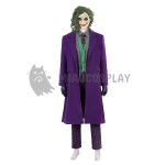 Joker Costume Dark Knight Joker Purple Cosplay Suits With Mask