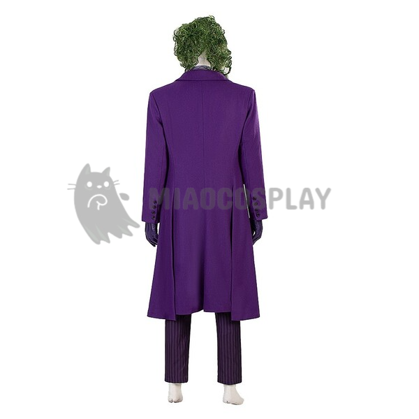 Joker Costume Dark Knight Joker Purple Cosplay Suits With Mask