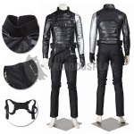 Winter Soldier Costume Captain America 2 Winter Soldier Bucky Barnes Cosplay Battle Suit