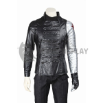 Winter Soldier Costume Captain America 2 Winter Soldier Bucky Barnes Cosplay Battle Suit