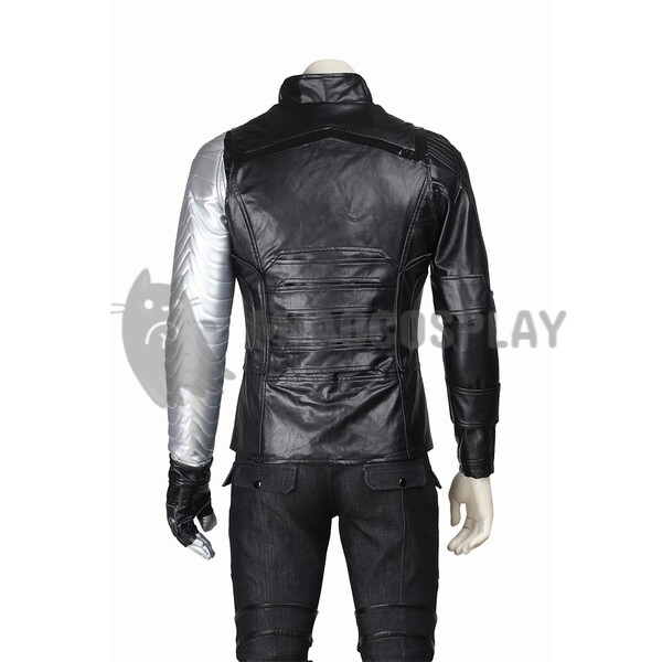 Winter Soldier Costume Captain America 2 Winter Soldier Bucky Barnes Cosplay Battle Suit